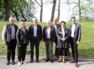 Les membres du bureau de de l’Association des maires de Savoie.